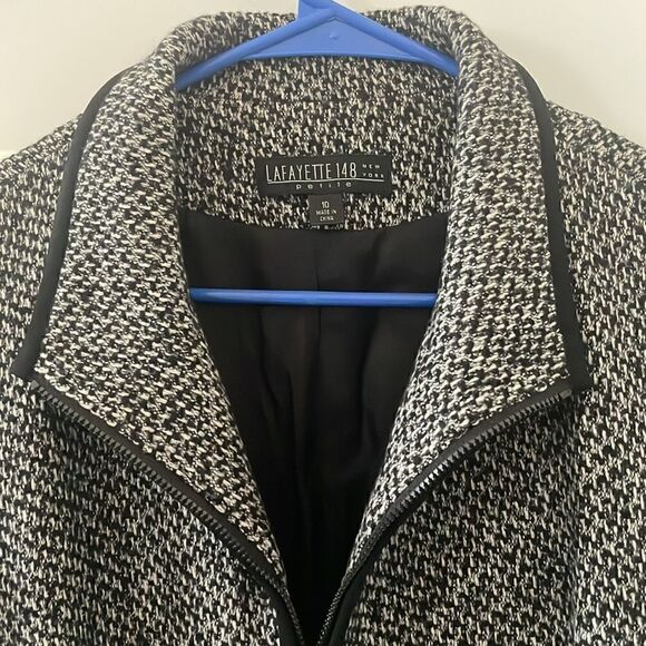 Lafayette 148 Tweed Zip Up Jacket - Picture 2 of 6